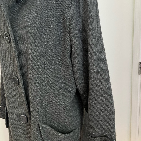 Jennifer Lopez JLO Gray Wool Blend Mid Length Plus Size Coat Size 3X - Picture 5 of 12